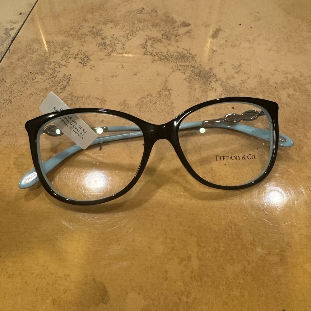 Tiffany & Co. Black Glasses with Large Square Frame